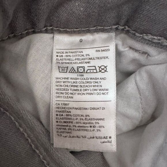 Old Navy Rockstar Built In SculptSkinny Jenas Gray Size 0 - Picture 6 of 10